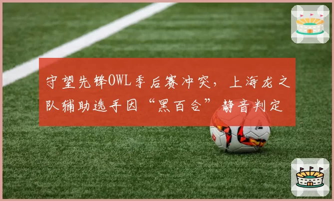 守望先锋OWL季后赛冲突,上海龙之队辅助选手因“黑百合”静音判定抗议